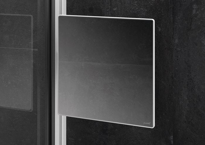 HÜPPE SELECT+ kozmetické zrkadlo 213x213 mm, na sprchovací kút, strieborná SL2301087 Obrázek - fotka