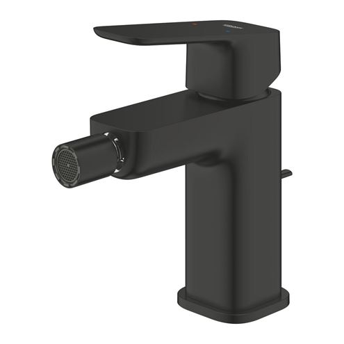 GROHE CUBEO bidetová stojanková batéria, s odtokovou súpravou, matte black 1018102430 Obrázek - fotka