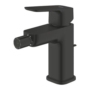 GROHE CUBEO bidetová stojanková batéria, s odtokovou súpravou, matte black 1018102430 Obrázek - fotka