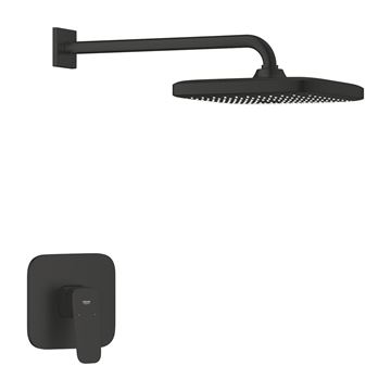 GROHE CUBEO sprchový set s podomietkovou batériou, horná sprcha, matte black