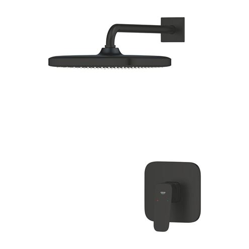 GROHE CUBEO sprchový set s podomietkovou batériou, horná sprcha, matte black 1053342430 Obrázek - fotka