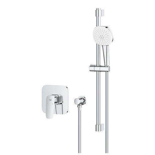 GROHE CUBEO sprchový set s podomietkovou batériou, ručná sprcha, tyč, hadica, nástenné kolienko, chróm 1053350000 Obrázek - fotka