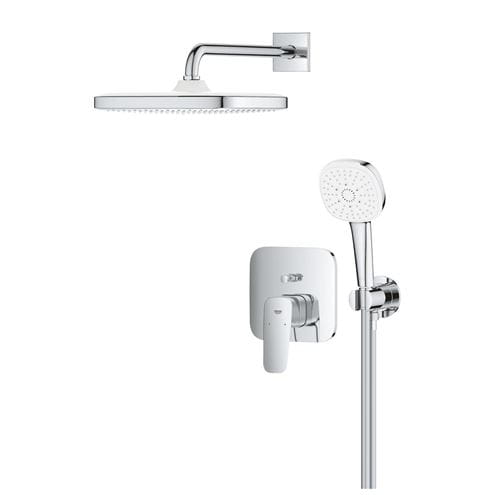 GROHE CUBEO sprchový set s podomietkovou batériou, horná sprcha, ručná sprcha s 3 prúdmi, hadica, držiak, chróm 1053360000 Obrázek - fotka