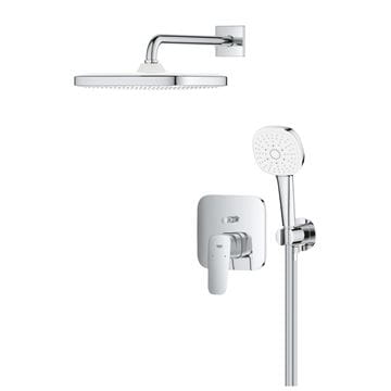 GROHE CUBEO sprchový set s podomietkovou batériou, horná sprcha, ručná sprcha s 3 prúdmi, hadica, držiak, chróm 1053360000 Obrázek - fotka