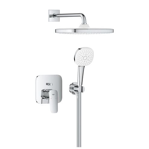 GROHE CUBEO sprchový set s podomietkovou batériou, horná sprcha, ručná sprcha s 3 prúdmi, hadica, držiak, chróm 1053360000 Obrázek - fotka