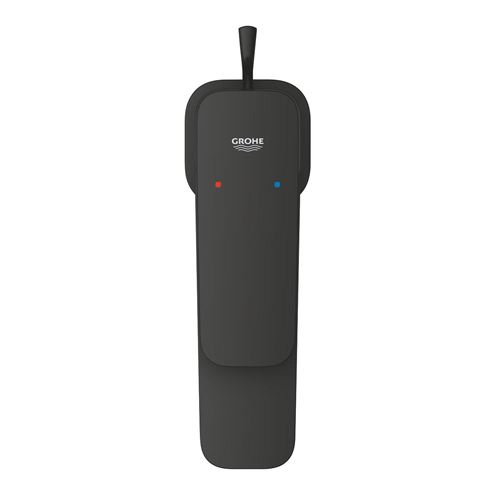 GROHE CUBEO umývadlová stojanková batéria, s odtokovou súpravou, Water Saving, matte black 1016942430 Obrázek - fotka