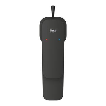 GROHE CUBEO umývadlová stojanková batéria, s odtokovou súpravou, Water Saving, matte black 1016942430 Obrázek - fotka