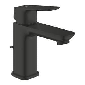 GROHE CUBEO umývadlová stojanková batéria, s odtokovou súpravou, Water Saving, matte black