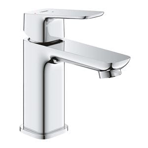 GROHE CUBEO umývadlová stojanková batéria, s odtokovou súpravou, Water Saving, SilkMove ES, chróm