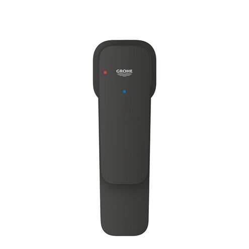 GROHE CUBEO umývadlová stojanková batéria, s odtokovou súpravou, Water Saving, SilkMove ES, matte black 1017322430 Obrázek - fotka