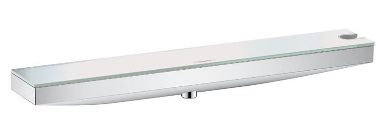 HANSGROHE RAINFINITY nástenná prípojka hadice Porter 500 s poličkou a držiakom sprchy vpravo, chróm / sklo 26858000 Obrázek - Hlavní obrázek