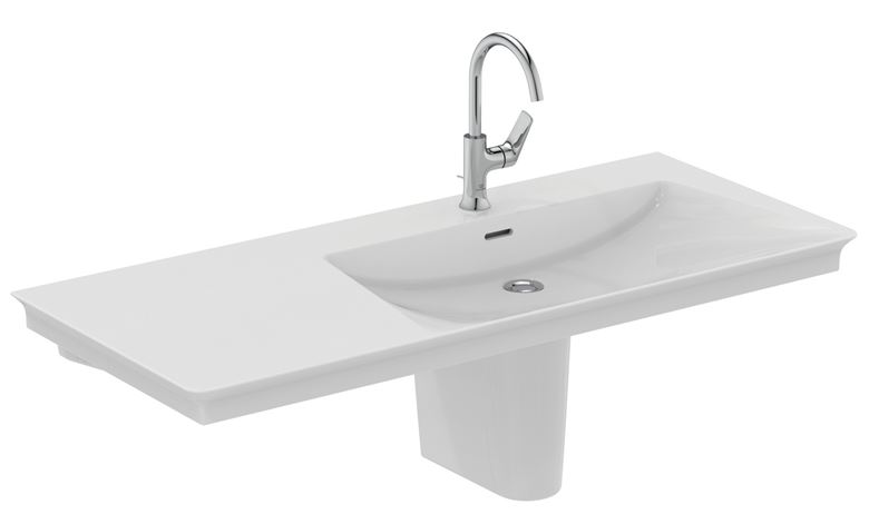 IDEAL STANDARD LA DOLCE VITA umývadlo 126 cm, s otvorom pre batériu vpravo a prepadom E263301 Obrázek - fotka