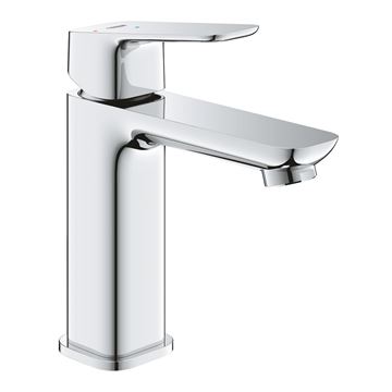 GROHE CUBEO umývadlová stojanková batéria, s odtokovou súpravou, Water Saving, SilkMove ES, chróm