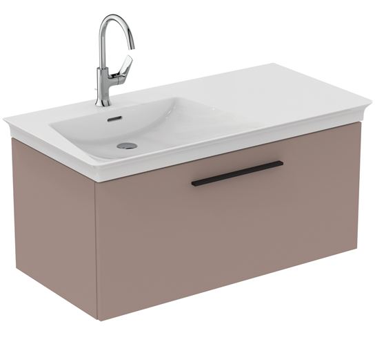IDEAL STANDARD LA DOLCE VITA umývadlo 106 cm, s otvorom pre batériu vľavo a prepadom E264601 Obrázek - fotka
