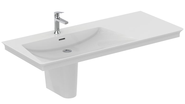 IDEAL STANDARD LA DOLCE VITA umývadlo 106 cm, s otvorom pre batériu vľavo a prepadom E264601 Obrázek - fotka