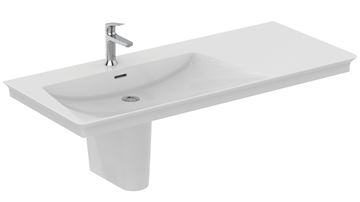 IDEAL STANDARD LA DOLCE VITA umývadlo 106 cm, s otvorom pre batériu vľavo a prepadom E264601 Obrázek - fotka