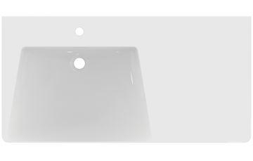 IDEAL STANDARD LA DOLCE VITA umývadlo 106 cm, s otvorom pre batériu vľavo a prepadom E264601 Obrázek - fotka