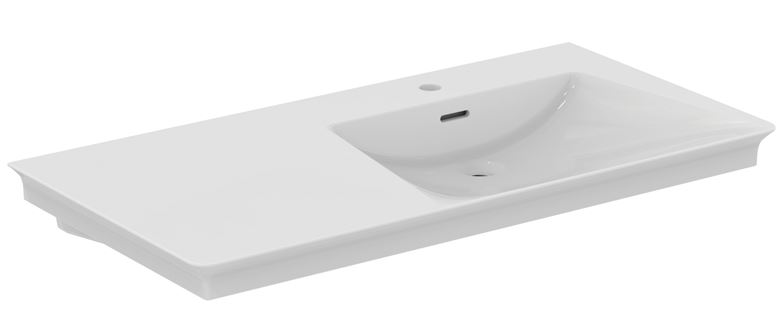 IDEAL STANDARD LA DOLCE VITA umývadlo 106 cm, s otvorom pre batériu vpravo a prepadom E264701 Obrázek - Hlavní obrázek