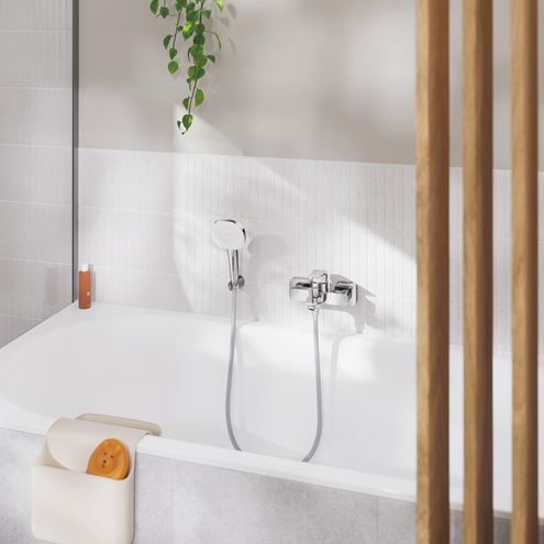 GROHE CUBEO vaňová nástenná batéria, s prepínačom, chróm 1018130000 Obrázek - fotka