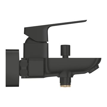 GROHE CUBEO vaňová nástenná batéria, s prepínačom, matte black 1018132430 Obrázek - fotka