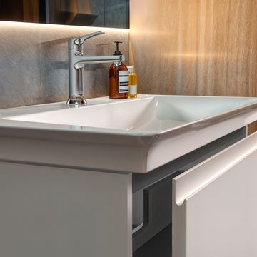 IDEAL STANDARD LA DOLCE VITA umývadlo 86 cm, s otvorom pre batériu a prepadom E262901 Obrázek - fotka