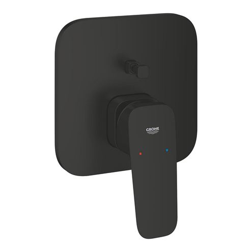 GROHE CUBEO vaňová podomietková batéria, s prepínačom, matte black 1017782430 Obrázek - Hlavní obrázek