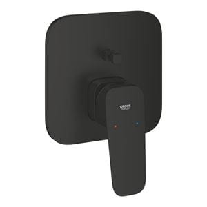 GROHE CUBEO vaňová podomietková batéria, s prepínačom, matte black