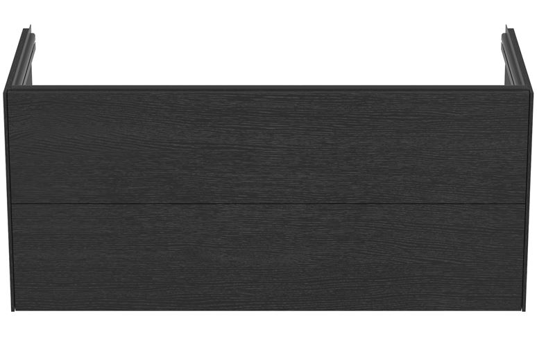 IDEAL STANDARD LA DOLCE VITA 2 skrinka pod umývadlo 100x50,5x54,8 cm, 2 zásuvky, dub dymový T5581Y4 Obrázek - fotka