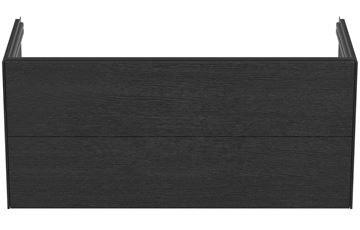 IDEAL STANDARD LA DOLCE VITA 2 skrinka pod umývadlo 100x50,5x54,8 cm, 2 zásuvky, dub dymový T5581Y4 Obrázek - fotka