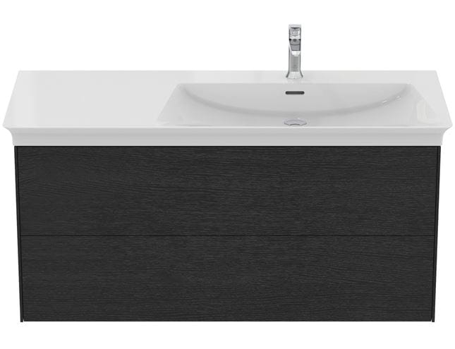 IDEAL STANDARD LA DOLCE VITA 2 skrinka pod umývadlo 100x50,5x54,8 cm, 2 zásuvky, dub dymový T5581Y4 Obrázek - fotka