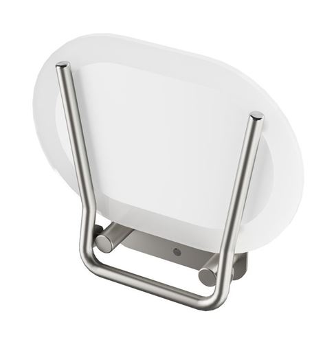 RAVAK OVO CHROME sedadlo do sprchy, sklopné, nerez oceľ/clear B8F0000029 Obrázek - fotka