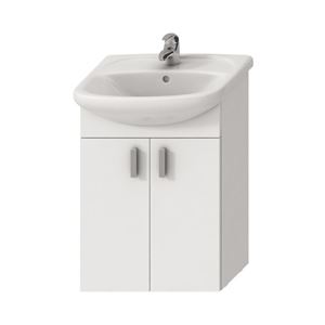 JIKA LYRA PLUS skrinka s umývadlom 50,2x29,2x70,8 cm, 2 dvierka, biela