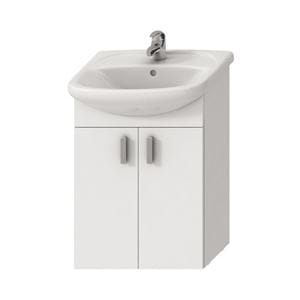 JIKA LYRA PLUS skrinka s umývadlom 50,2x29,2x70,8 cm, 2 dvierka, biela