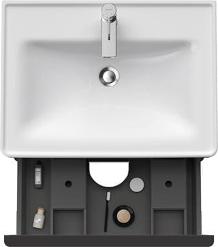 DURAVIT D-NEO skrinka s umývadlom 65x48x62,5 cm, 2 zásuvky, White mat DE012001818 Obrázek - fotka