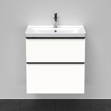 DURAVIT D-NEO skrinka s umývadlom 65x48x62,5 cm, 2 zásuvky, White mat DE012001818 Obrázek - fotka