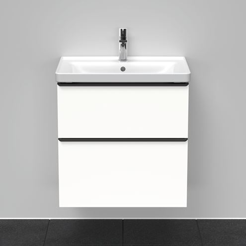 DURAVIT D-NEO skrinka s umývadlom 65x48x62,5 cm, 2 zásuvky, White mat DE012001818 Obrázek - fotka