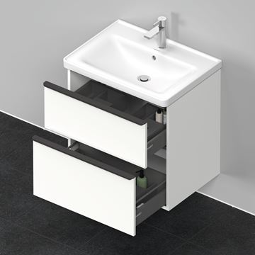 DURAVIT D-NEO skrinka s umývadlom 80x48x62, 5 cm, 2 zásuvky, biela DE012101818 Obrázek - fotka