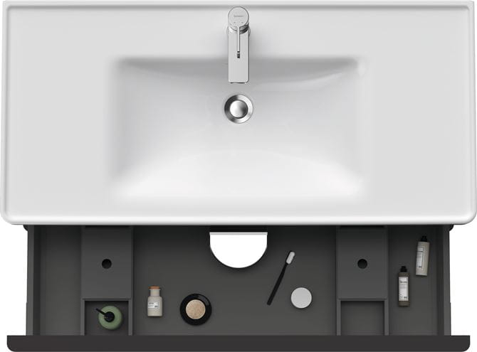 DURAVIT D-NEO skrinka s umývadlom 100x48x62,5 cm, 2 zásuvky, White mat DE012201818 Obrázek - fotka