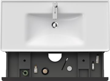 DURAVIT D-NEO skrinka s umývadlom 100x48x62,5 cm, 2 zásuvky, White mat DE012201818 Obrázek - fotka