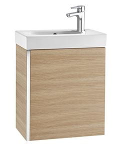 ROCA MINI skrinka s umývadlom 45x25x57, 5 cm, 1 dvierka, dub