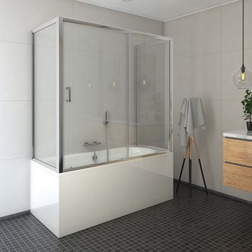 ROTH LEGA LINE LLVB 700 bočná stena 70x150 cm, brillant / sklo transparent 573-7000000-00-02 Obrázek - fotka