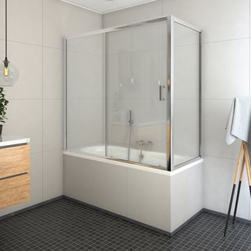 ROTH LEGA LINE LLVB 700 bočná stena 70x150 cm, brillant / sklo transparent 573-7000000-00-02 Obrázek - fotka