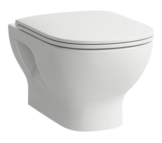 LAUFEN LUA závesné WC, so SoftClose sedátkom, Rimless splachovanie H8660810000001 Obrázek - Hlavní obrázek