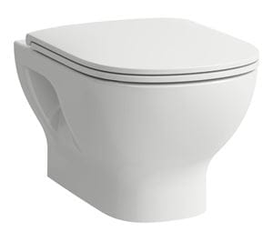 LAUFEN LUA závesné WC, so SoftClose sedátkom, Rimless splachovanie
