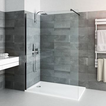 ROTH CARIDA WALK IN CI TWF stena walk-in 100x200 cm, čierny elox/číre sklo CI TWF 10020 NPF Obrázek - fotka