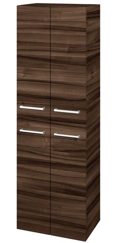 DŘEVOJAS DOS SVD4 50 vysoká skrinka 50x35,2x154,5 cm, 4 dvierka, úchytka chróm, orech 65204-T03 Obrázek - Hlavní obrázek