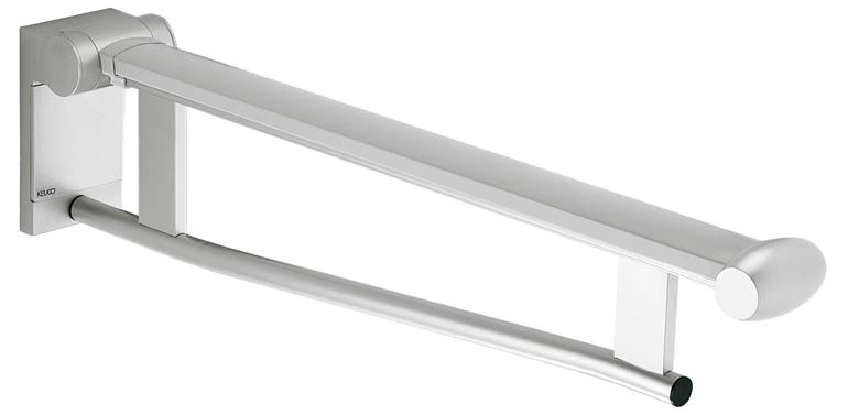 KEUCO PLAN CARE sklopné madlo 650 mm, chróm/svetlo šedá 34902170638 Obrázek - Hlavní obrázek