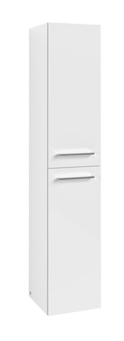 VILLEROY & BOCH AVENTO vysoká skrinka 35x40,4x176 cm, 2 dvierka, pánty vľavo, Crystal White A89400B4 Obrázek - Hlavní obrázek