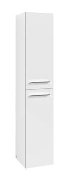 VILLEROY & BOCH AVENTO vysoká skrinka 35x40, 4x176 cm, 2 dvierka, pánty vpravo, Crystal White