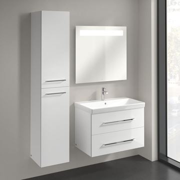 VILLEROY & BOCH AVENTO vysoká skrinka 35x40, 4x176 cm, 2 dvierka, pánty vpravo, Crystal White A89401B4 Obrázek - fotka